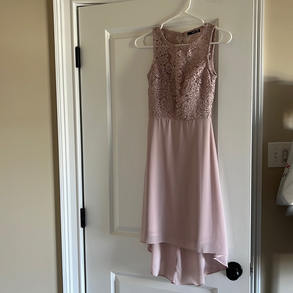 ⭐️(4 for $15)⭐️ Lace Tie Back High Low Dress